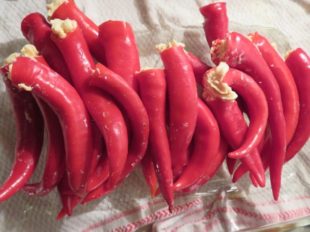 Pimientos rellenos de Queso