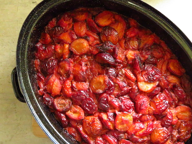 Pflaumenmus aus dem Backofen