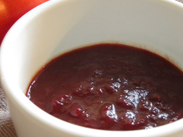 Blaubeer-Tomaten-Ketchup