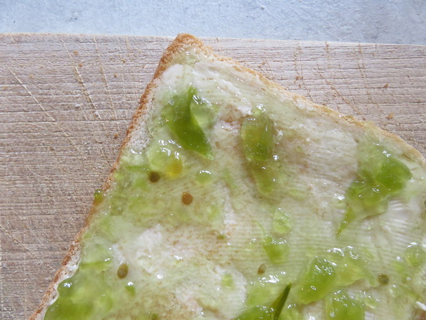 Konfitüre aus grünen Tomaten