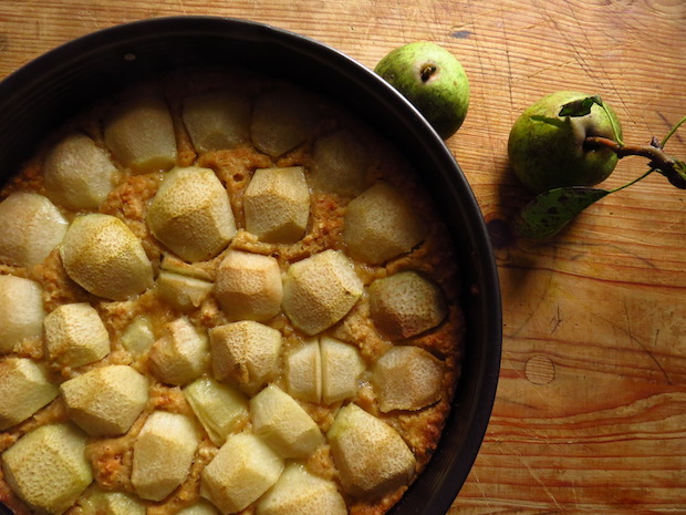 Birnen-Haferkuchen mit Anis
