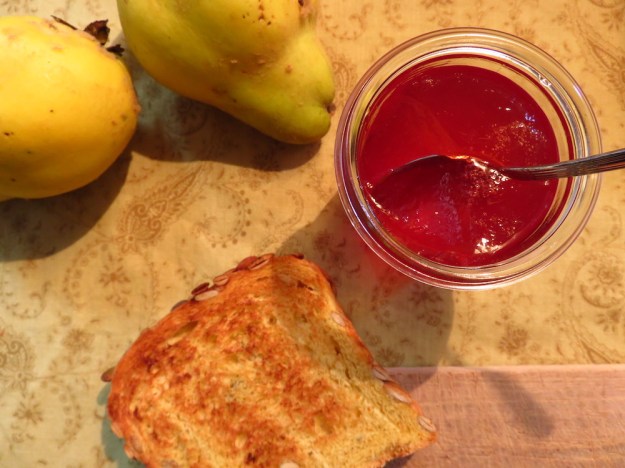 Rotes Quittengelee ohne Geliermittel