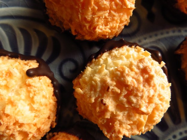 Fertige selbst gemachte Kokos-Makronen