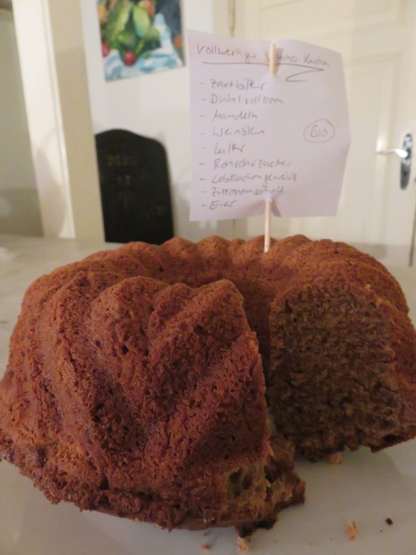 Vollwertiger Schokoladenkuchen